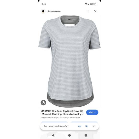 Marmot Ellie Women's Medium (M) UPF 30 Light Gray Slit Back Short Sleeve T-Shirt - Picture 1 of 8